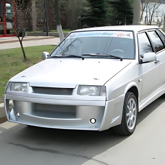 Бампер передний "Миллер" для B@3 2108, 2109, 21099 (под ПТФ)