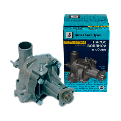 Водяной насос 2101-2107, 2121-2123 (в сборе с евросальником, подшипником, шарик+ролик) 2107-1307010 купить недорого с доставкой в Донецк
