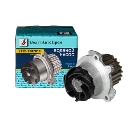 Водяной насос 2110-2112 (16-кл. двигатель) 'евросальник', подшипник 'шарик+ролик' 2112-1307010 купить недорого с доставкой в Донецк